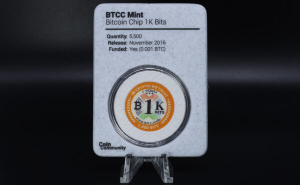 BTCC Mint - 1K Bits Chip with Holder - #F01031